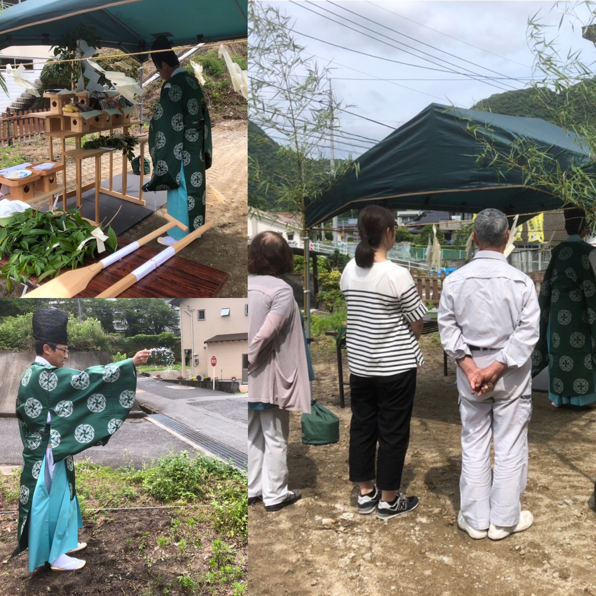 地鎮祭 in 川本町